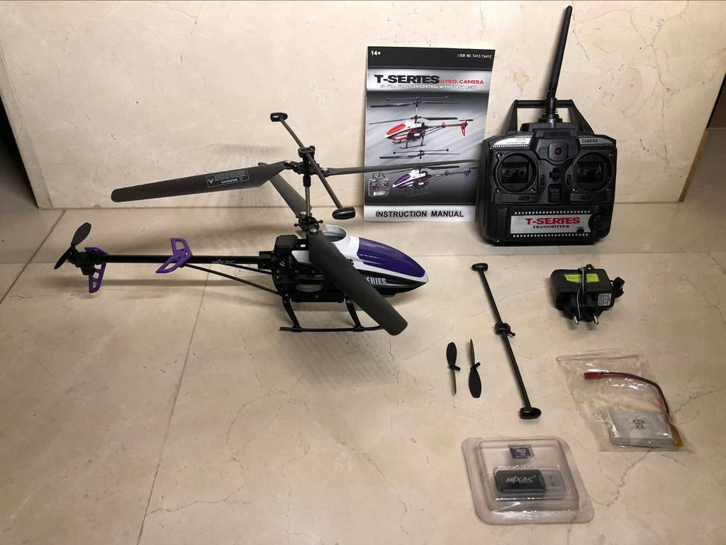 Hélicoptère avec caméra 2.4G T641C, Enlèvement, Utilisé, Hélicoptère, Avec caméra