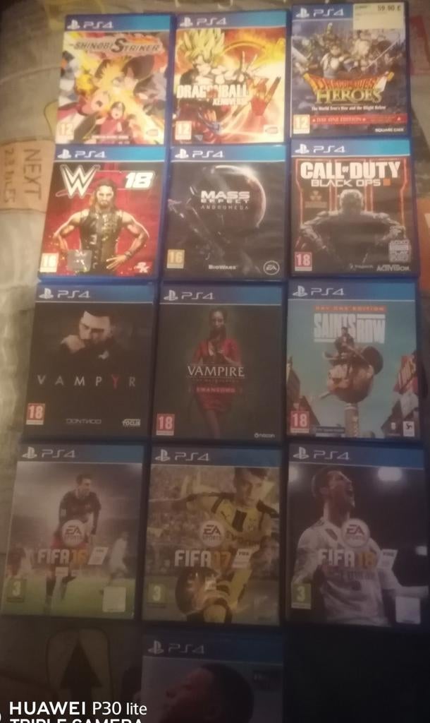 Jeux Ps4 à vendre, Consoles de jeu & Jeux vidéo, Enlèvement, Comme neuf