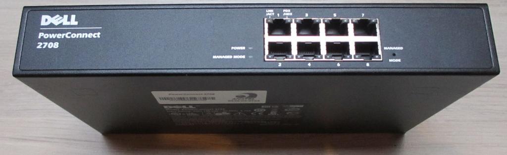 Dell PowerConnect 2708 - 8 port Web-Managed Switch, Ophalen of Verzenden, Gebruikt