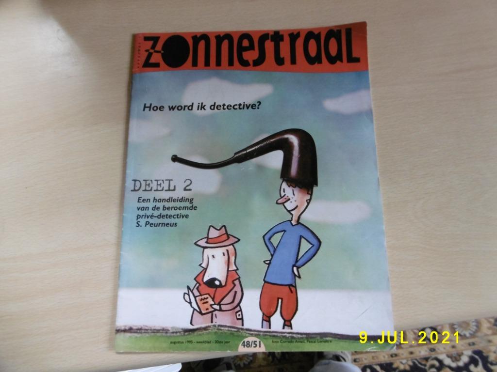 kinder weekblad zonnestraal bijvoegsel 1995 augustus, Eén stripboek, Ophalen of Verzenden, Zo goed als nieuw