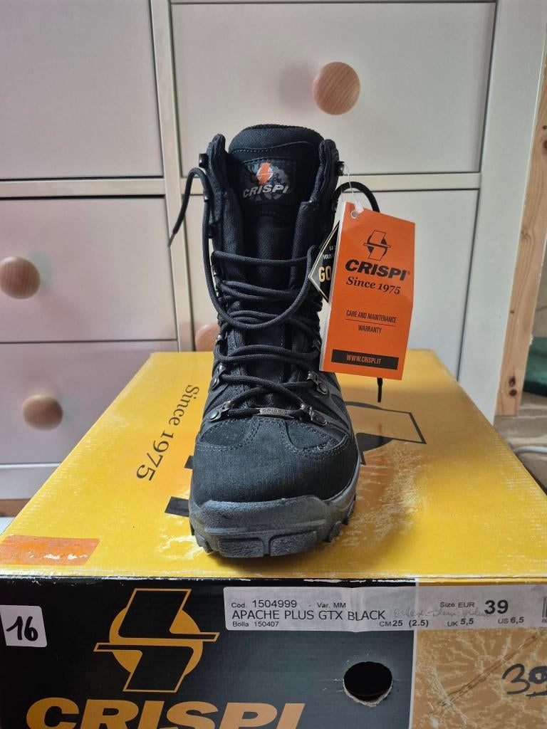 Bottines Crispi Apache Plus GTX Black Neuves P39, Vêtements | Femmes, Chaussures, Neuf, Boots et Botinnes, Noir, Enlèvement ou Envoi