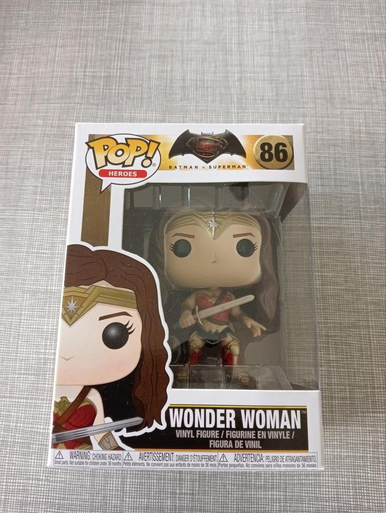 Funko pop DC Comics #86 Wonder Woman, Enlèvement ou Envoi, Comme neuf