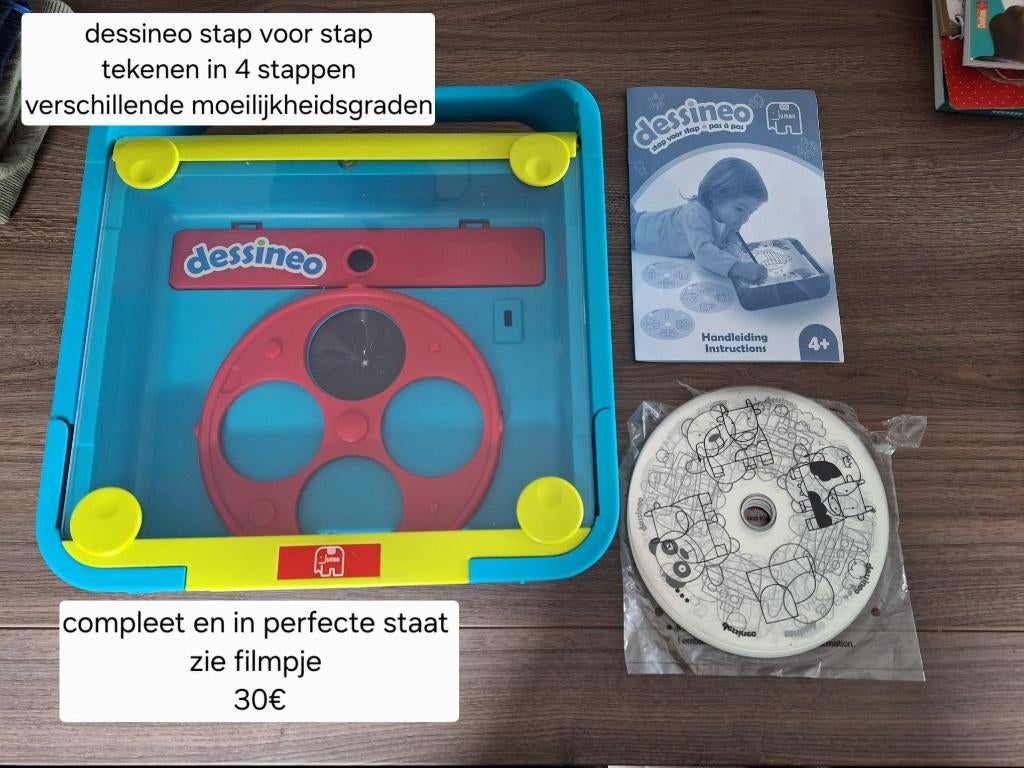 Dessineo (projector om te tekenen), Ophalen