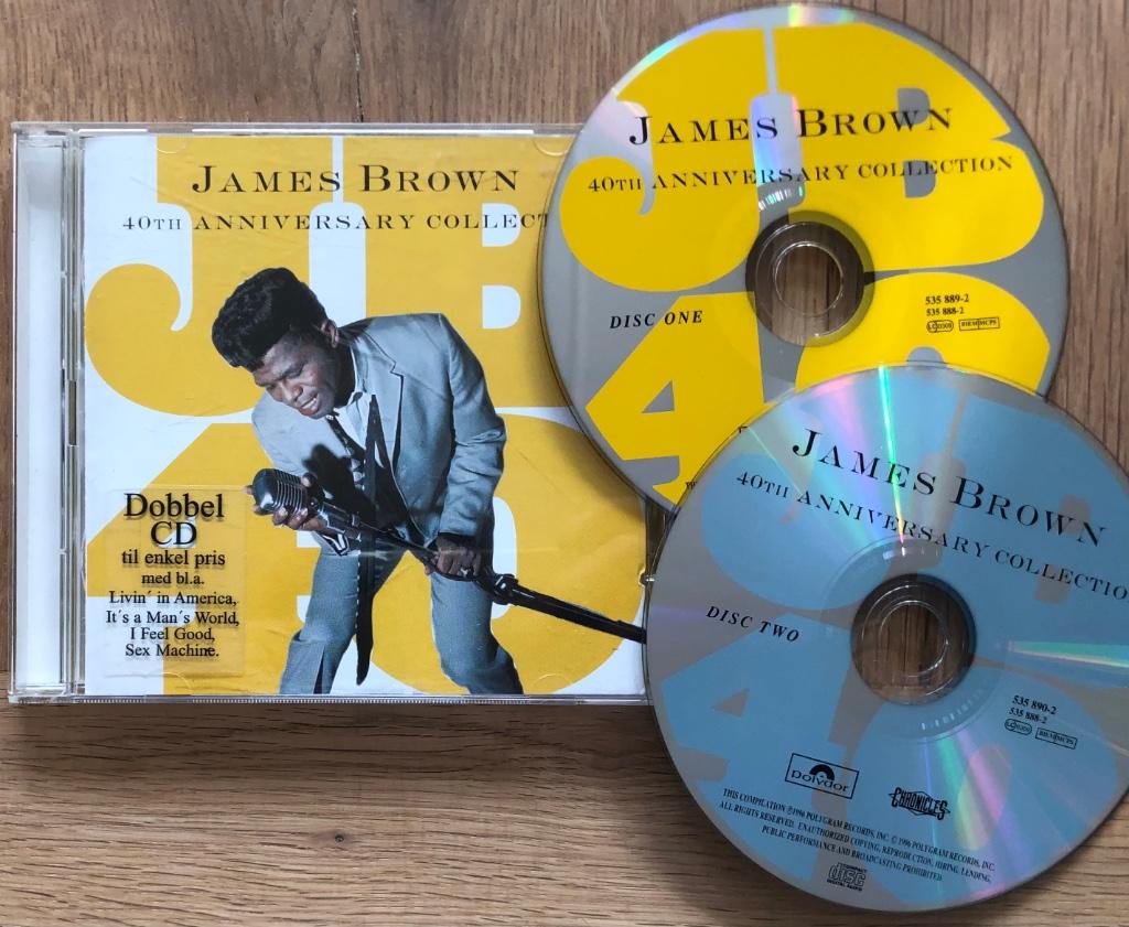 JAMES BROWN - 40th Anniversary collection (2CD; 40 tracks), Ophalen of Verzenden, Zo goed als nieuw