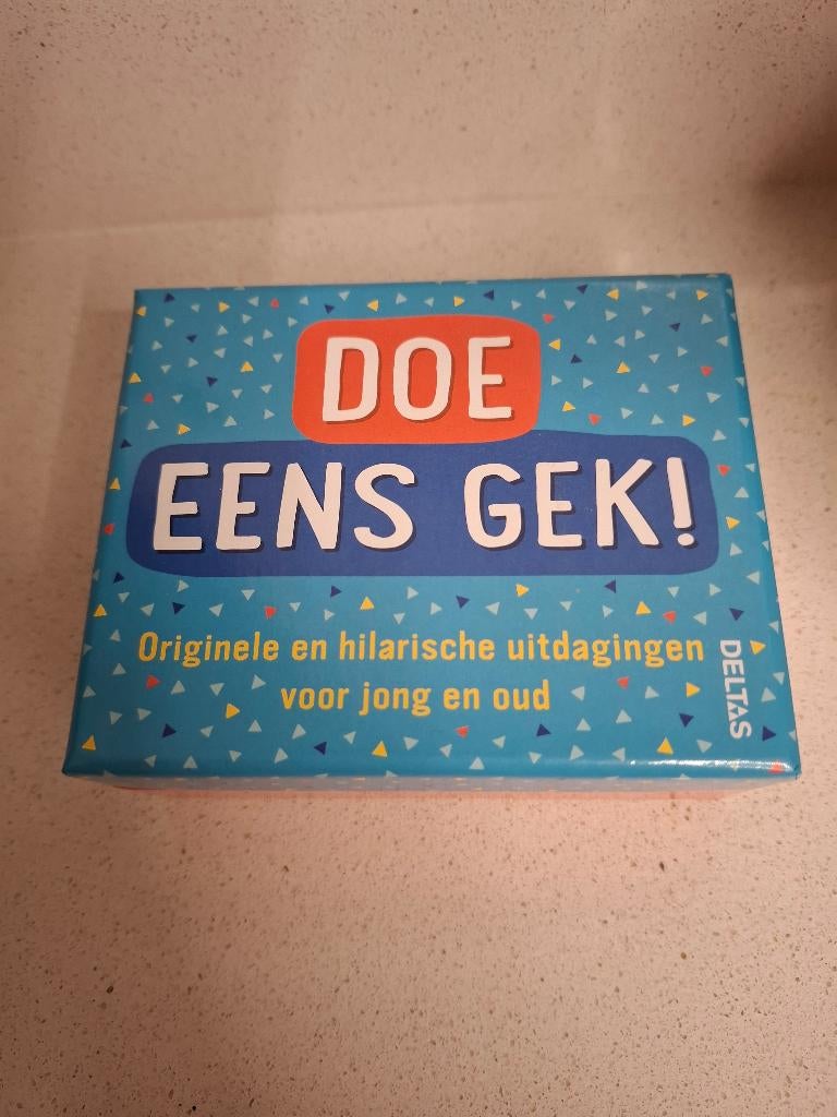 Spel: doe eens gek, Hobby en Vrije tijd, Een of twee spelers, Ophalen, Zo goed als nieuw, Andere