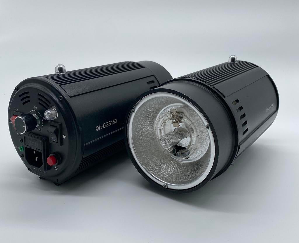 Kit de flashs lumières QH-DGS150 + accessoires photo, Enlèvement, Comme neuf