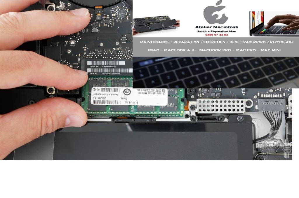 Mémoire Kit Ram Mac / Macbook / iMac | 2 X Go (Total 8 Go), Informatique & Logiciels, Mémoire RAM, Neuf, 2 GB, DDR3, Enlèvement