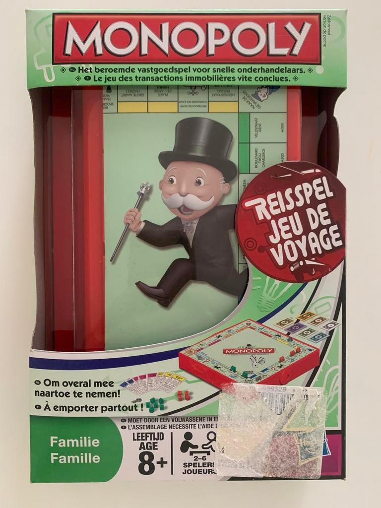 Monopoly reisspel compleet en in goede staat, Hobby & Loisirs créatifs, Jeux de société | Autre, Enlèvement ou Envoi, Comme neuf