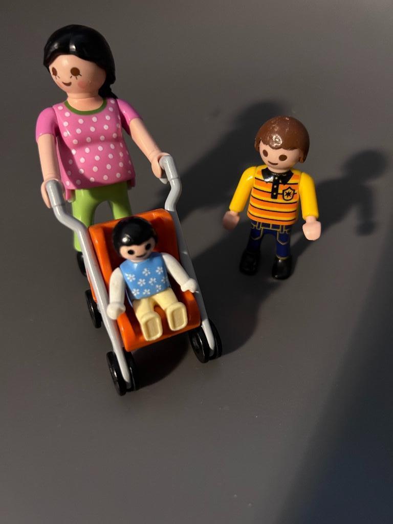 Playmobil 4782 - Maman enceinte avec enfants et landau, Ophalen, Gebruikt