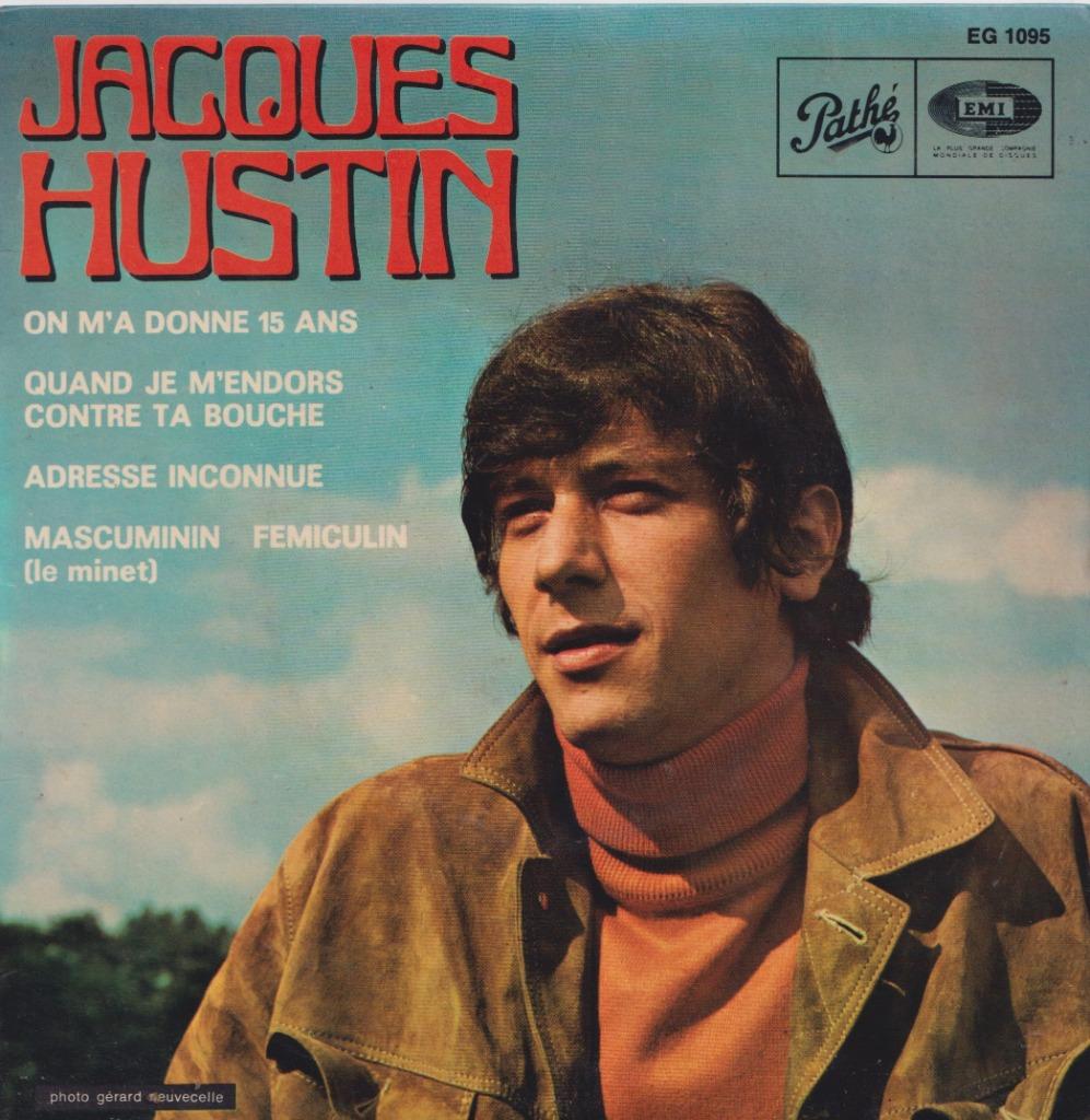 Jacques Hustin - On m'a donne 15 ans - Single - EP, CD & DVD, Vinyles Singles, Utilisé, EP, Pop, 7 pouces, Enlèvement ou Envoi