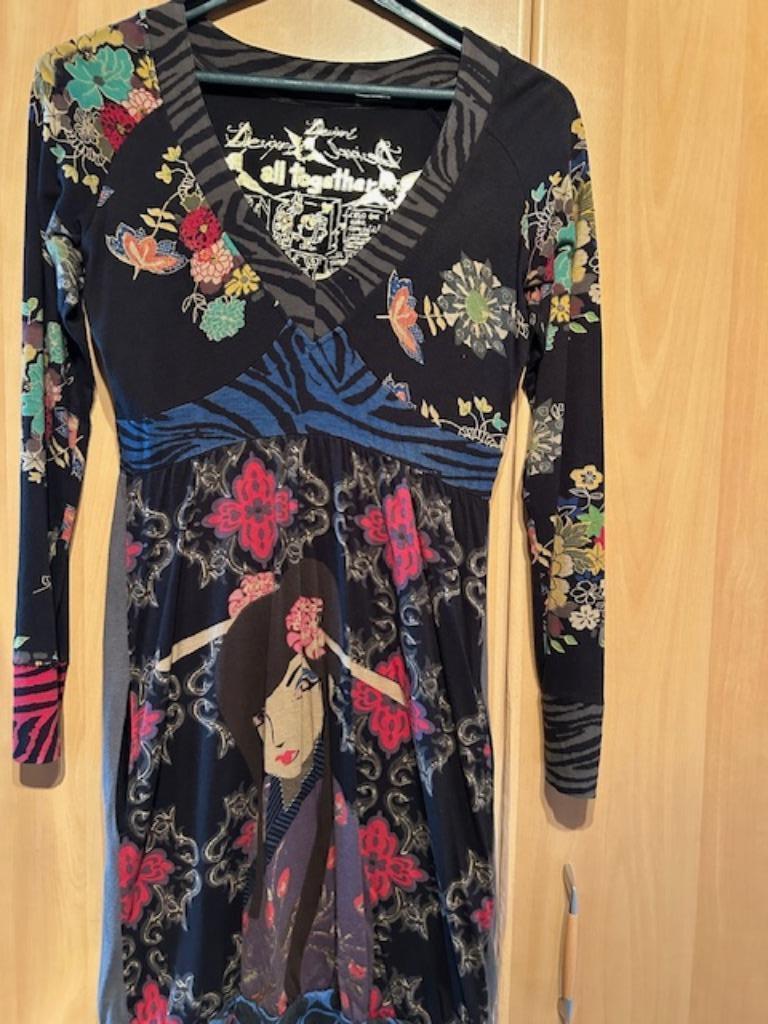 kleding, Kleding | Dames, Jurken, Overige kleuren, Zo goed als nieuw, Knielengte, Desigual