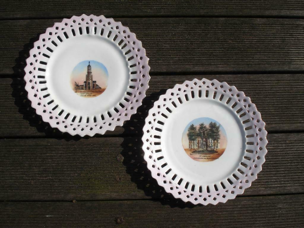 1 Retro bordje van de stad: Sint-Niklaas, Ophalen of Verzenden