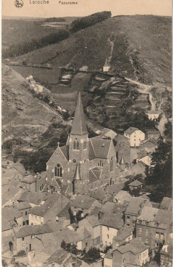 LA ROCHE EN ARDENNE  PANORAMA  CPA, Collections, Cartes postales | Belgique, Enlèvement ou Envoi, Affranchie, Luxembourg