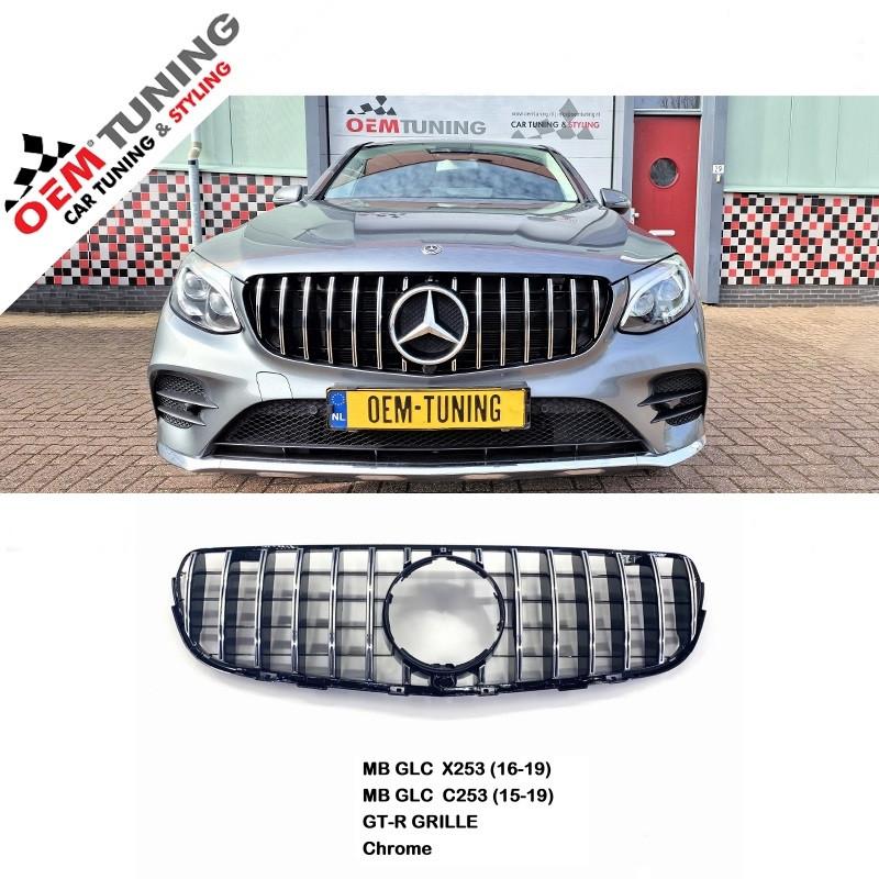 Mercedes-Benz GLC SUV | GT-R GRILLE | 2015- 2019 | CHROME, Auto-onderdelen, Carrosserie, Bumper, Mercedes-Benz, Voor, Nieuw, Ophalen of Verzenden