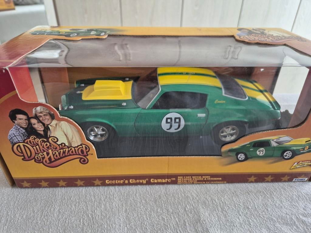 1.18 johnny lightning cooter s chevy camaro, Hobby & Loisirs créatifs, Voitures miniatures | 1:18, Enlèvement ou Envoi