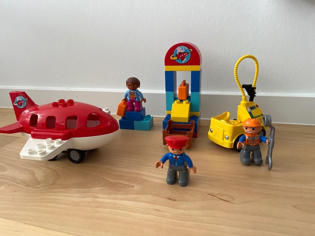 Duplo vliegveld 10590, Ophalen, Gebruikt, Complete set, Duplo