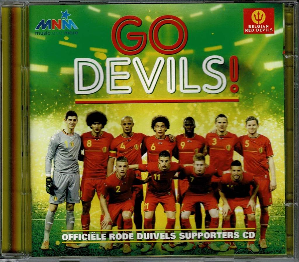 2CD Go Devils! (Officiële Rode Duivels supporters CD), Enlèvement ou Envoi, Comme neuf, Pop