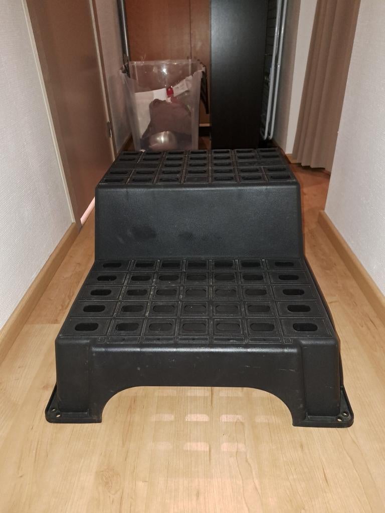 Milenco giant dubbele opstap, Caravans en Kamperen, Caravanaccessoires, Ophalen, Zo goed als nieuw