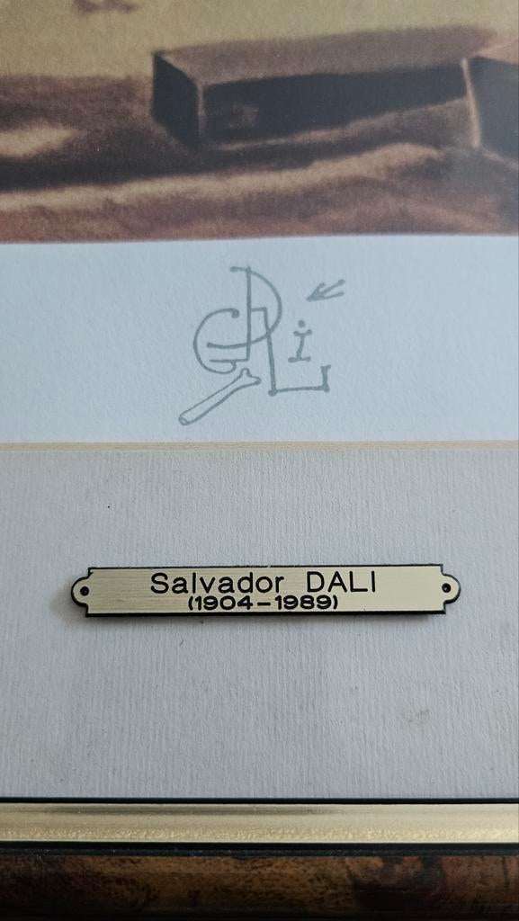 Lithographie Salvador Dali (1904-1989) - Main de Dali... (69, Antiquités & Art, Enlèvement