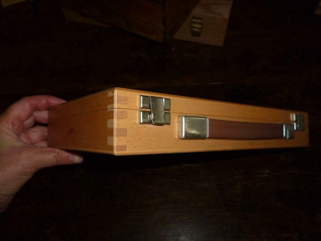 Coffret de peinture boîte pour peintre en bois, Enlèvement ou Envoi, Utilisé