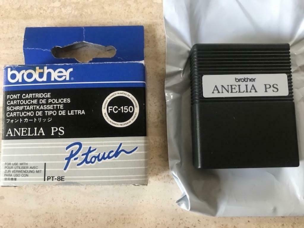 BROTHER FC-150 font Anelia PS - voor Brother PT-8e, Ophalen of Verzenden, Nieuw, Printerkabel