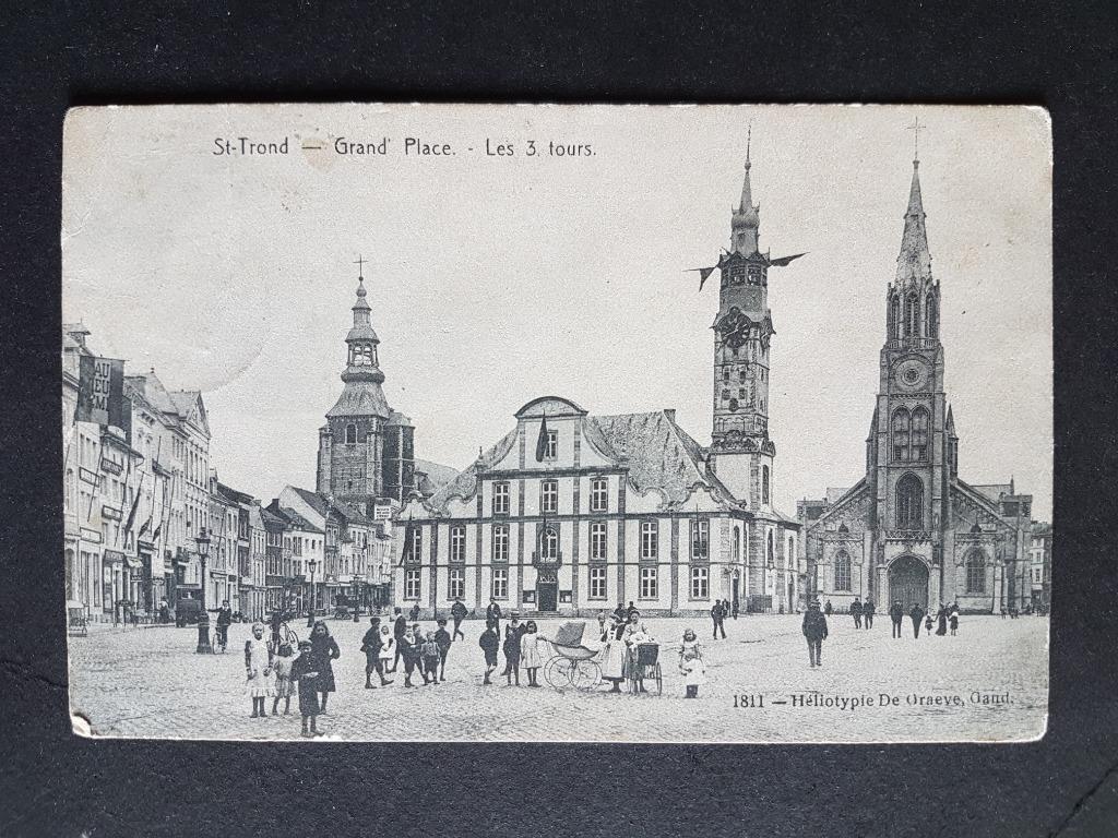 Sint-Truiden St-Trond Grand' Place => veldwachter Geel, Enlèvement ou Envoi, Avant 1920, Affranchie, Limbourg