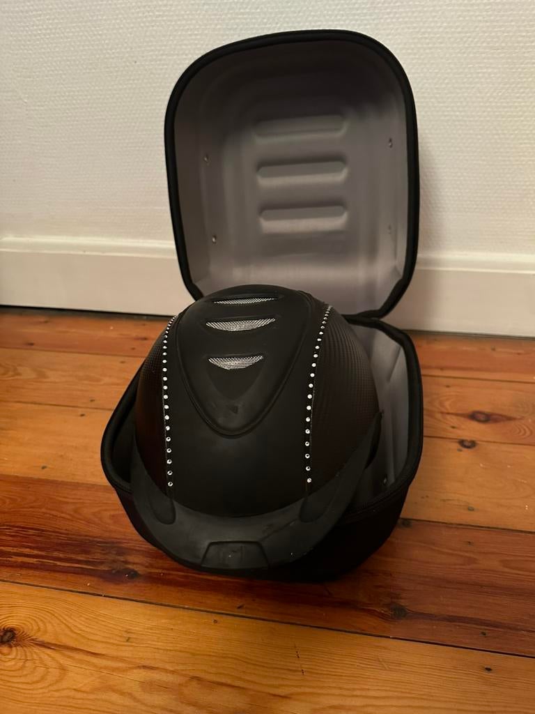 Paardrijhelm casco, Ophalen, Zo goed als nieuw, Dames, Cap