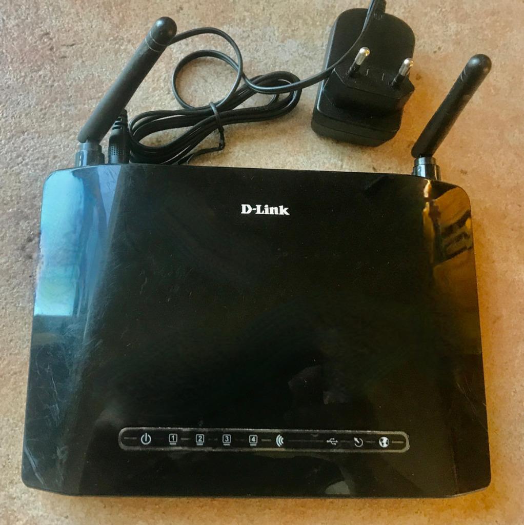 Routeur/Modem ADSL D-Link DSL-2750B, Informatique & Logiciels, Routeurs & Modems, Utilisé, Routeur, Enlèvement ou Envoi