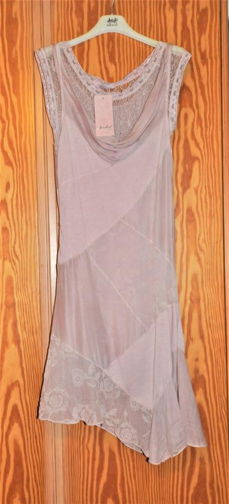 Robe double bohème t.XS, Neuve avec étiquette, Neuf, Enlèvement ou Envoi, Rose, Taille 36 (S)