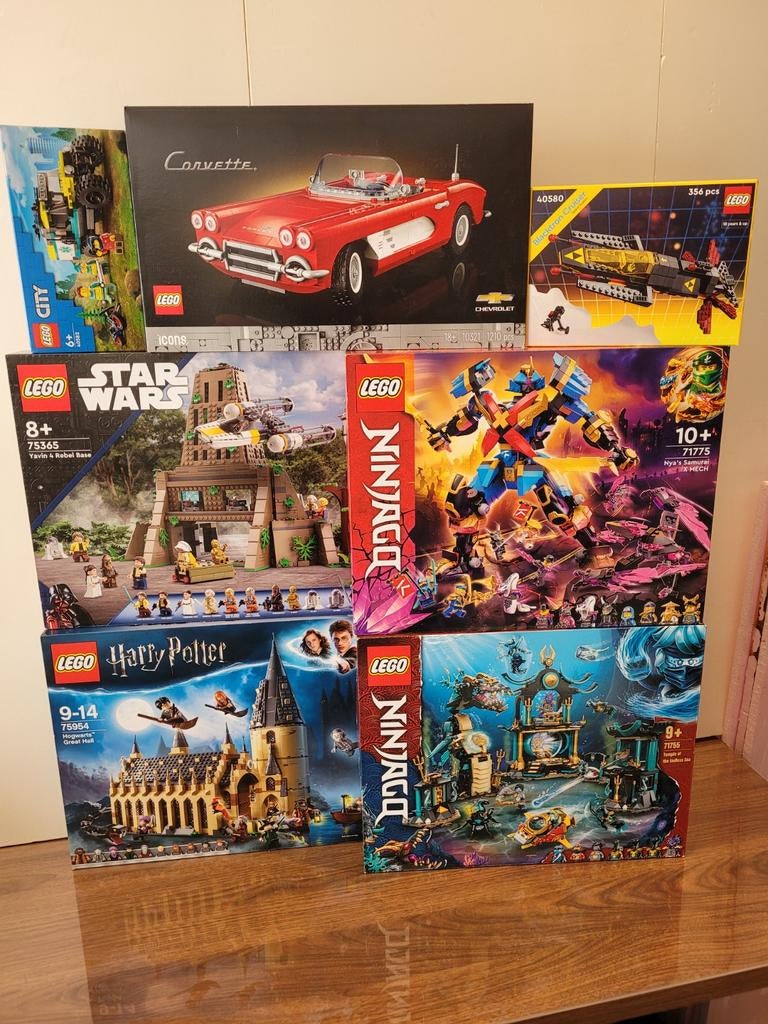 Lego sets, Meeste uit productie. Verkoop wegens pensioen., Ophalen of Verzenden, Nieuw, Complete set, Lego