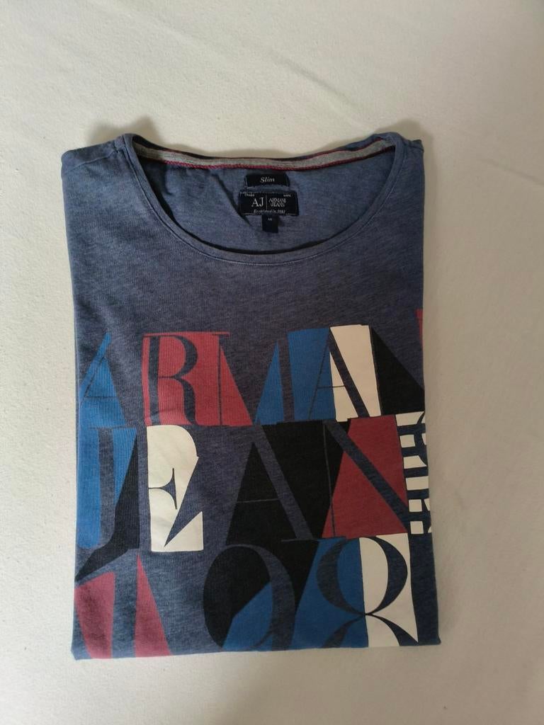 T-shirt Armani jeans maat M, Kleding | Heren, T-shirts, Ophalen of Verzenden, Zo goed als nieuw, Maat 48/50 (M)