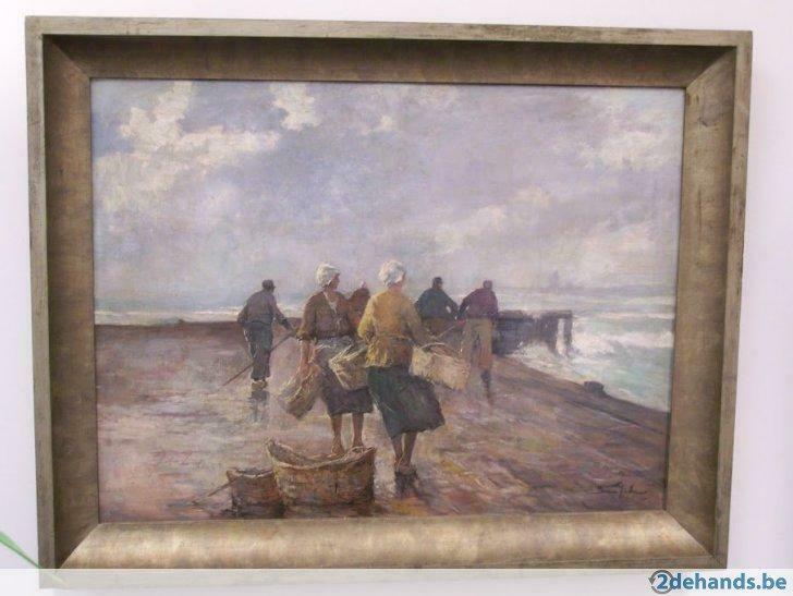 schilderij Bruno JÜTTNER (1880-1965), Antiek en Kunst, Kunst | Schilderijen | Modern