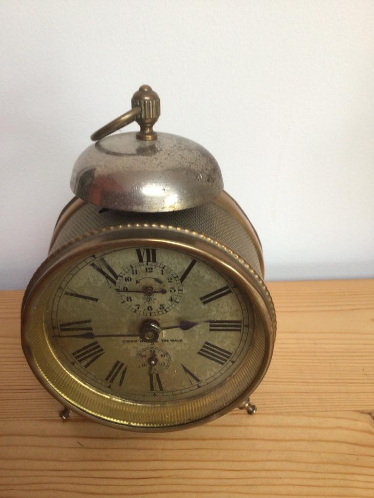 Réveil junghans en cuivre ancien avec sa cloche, Antiquités & Art, Antiquités | Horloges, Enlèvement