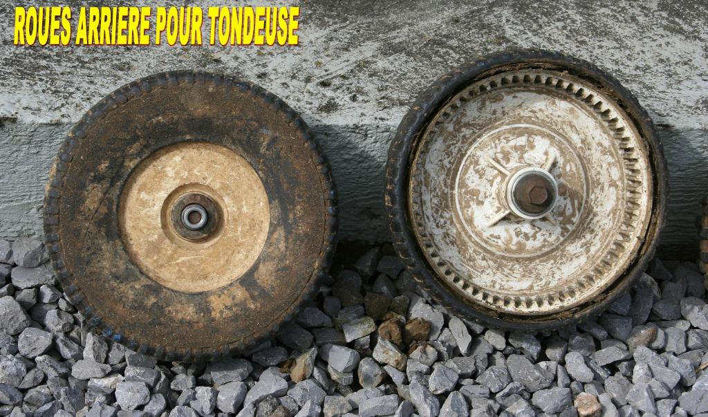 roues pour tondeuses, Jardin & Terrasse, Enlèvement, Utilisé, Tondeuses à gazon à essence