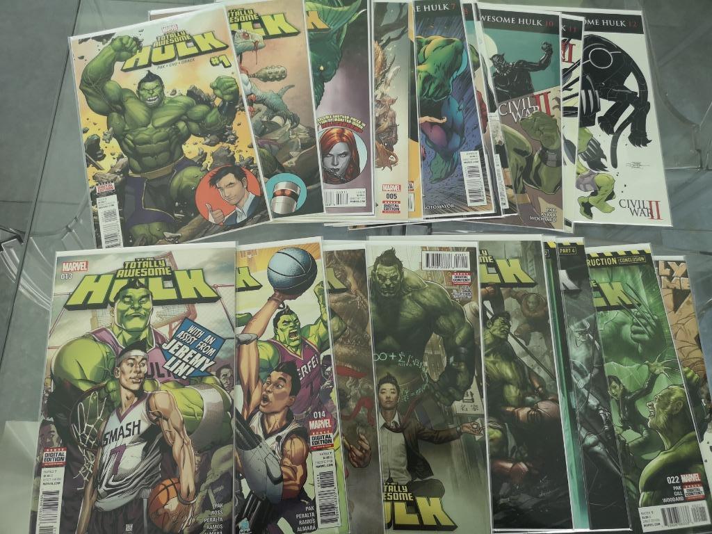 the Totally Awesome Hulk #1-23 (ontbrekende #19), Complete serie of reeks, Ophalen of Verzenden, Nieuw