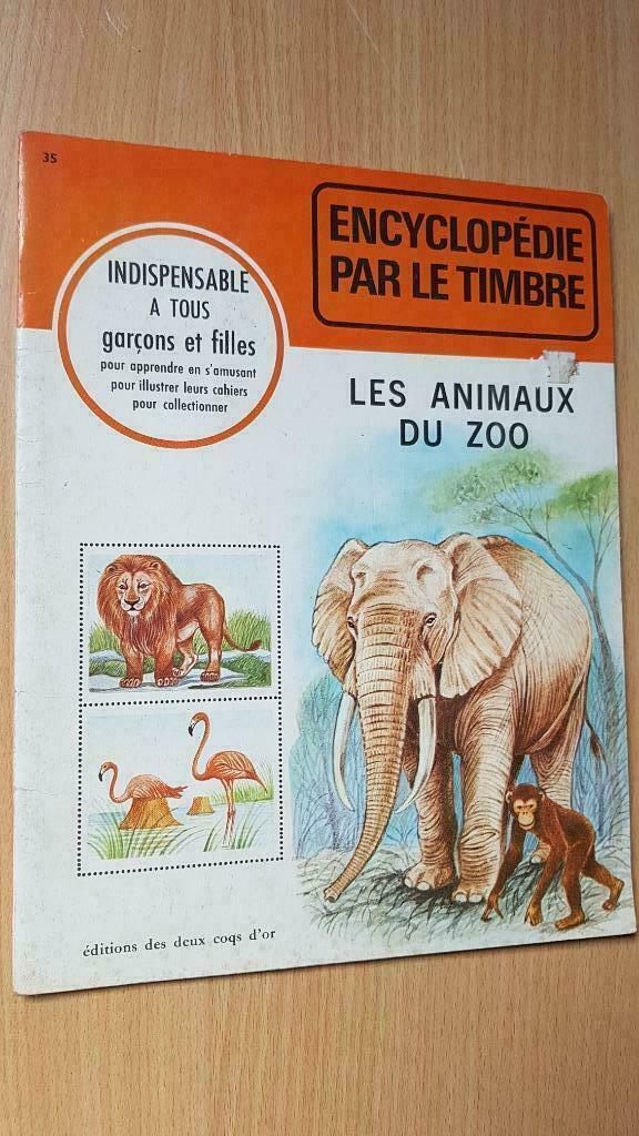 Encyclopédie par le timbre - Les animaux 35, Enlèvement ou Envoi, Utilisé, Animaux