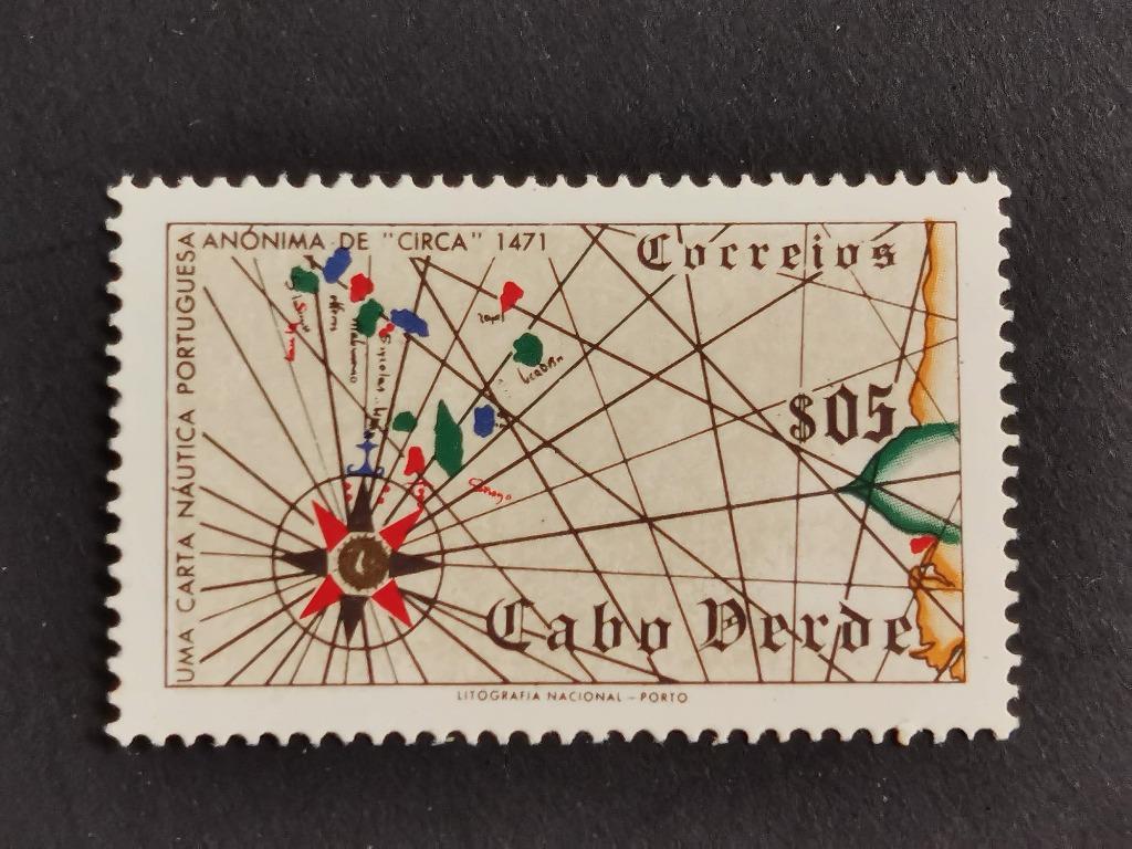 Cap Vert 1952 - carte marine de 1471, Enlèvement ou Envoi