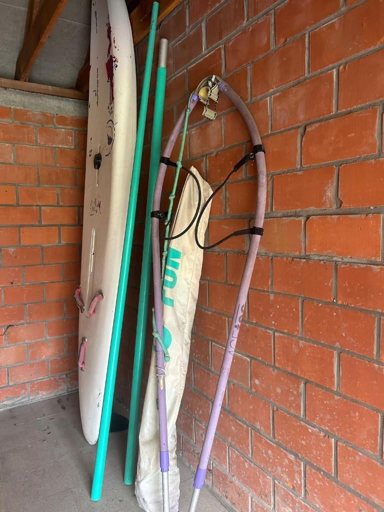 surfplank, Ophalen, 250 tot 300 cm, Met vin(nen), Complete set