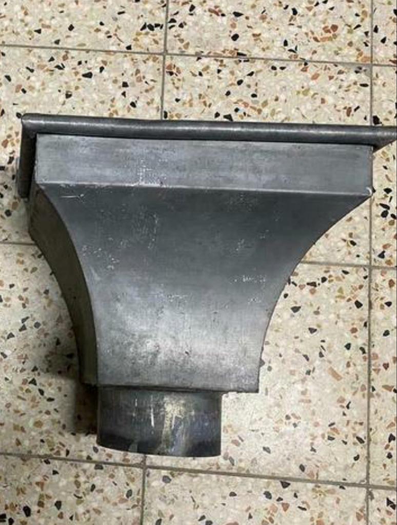 1 zink omzoomde kopje (100mm), Zo goed als nieuw, Zink, Overige typen