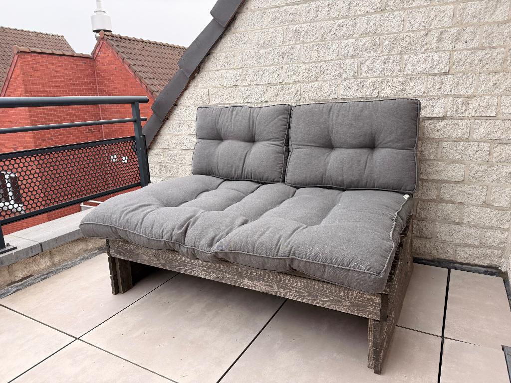 Terras zitbank, Enlèvement, Utilisé, Bois