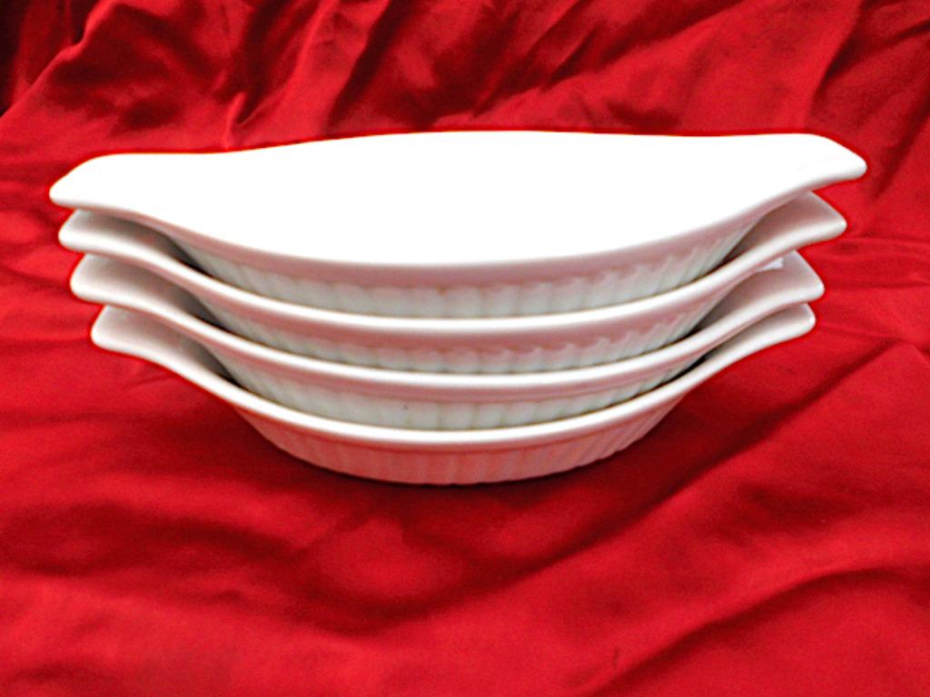 4 coupes solées/bacs à glace, Envoi, Céramique