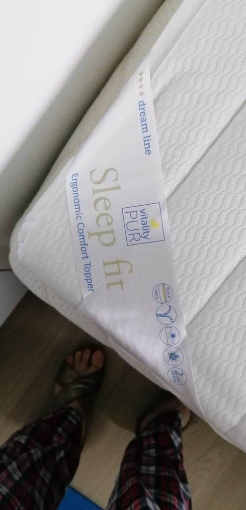 Topdekmatras Vitality Pur, 160x200, Ophalen