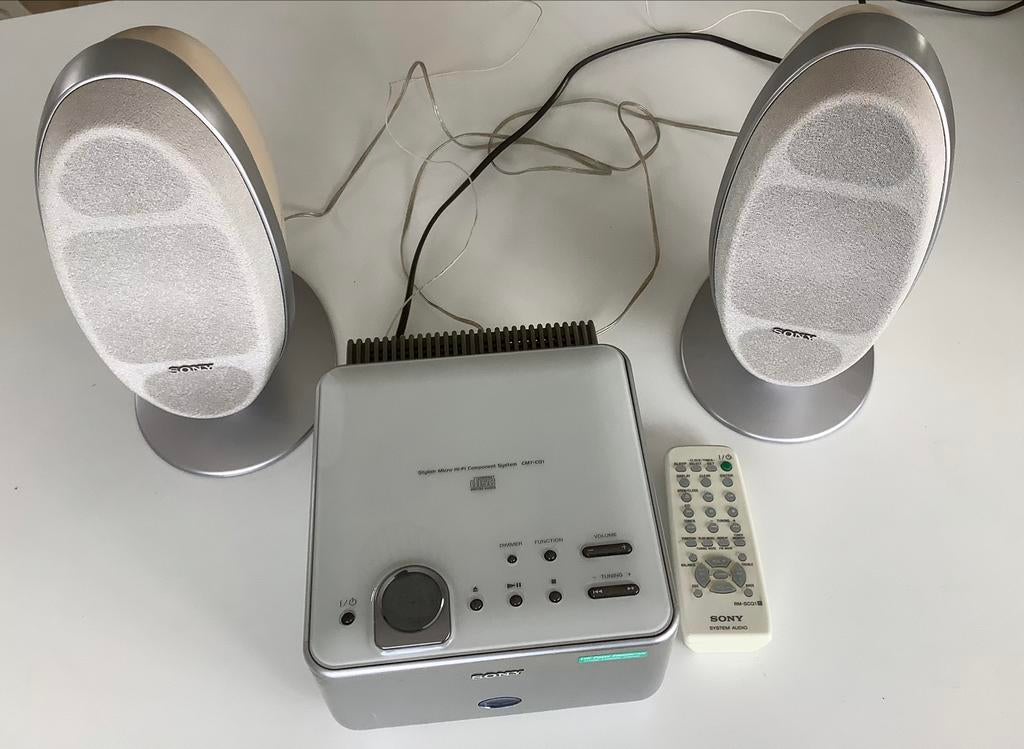 Sony stylish Micro Hi-Fi CMT-CQ1 vintage, Audio, Tv en Foto, Stereoketens, Ophalen, Gebruikt, Tuner of Radio, Sony