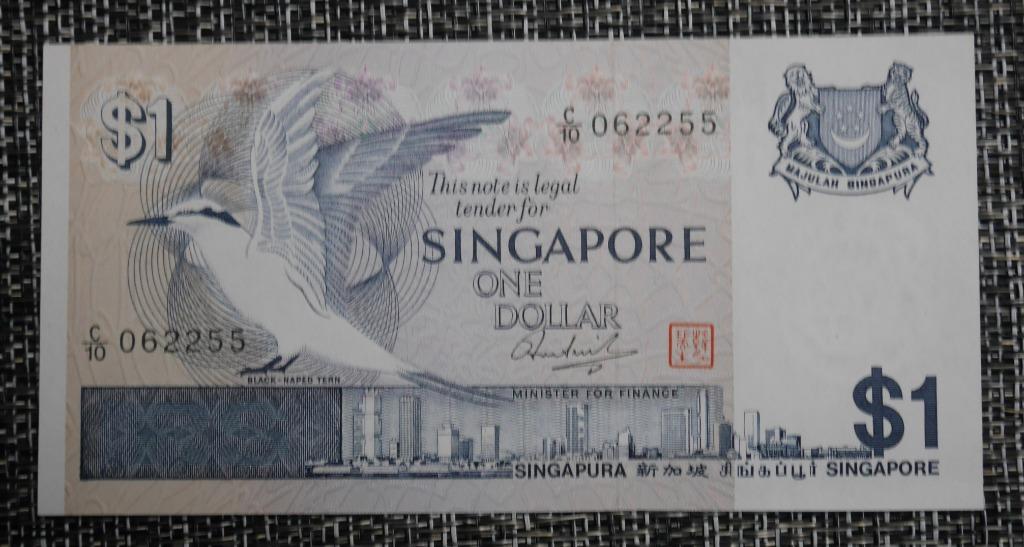 Billet 1 Dollar SINGAPORE 1976 UNC, Envoi, Autres pays, Série