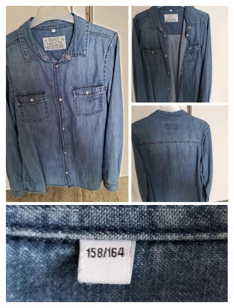 Chemise en Jeans, Kleding | Heren, Overhemden, Ophalen, Zo goed als nieuw, Blauw, C&A