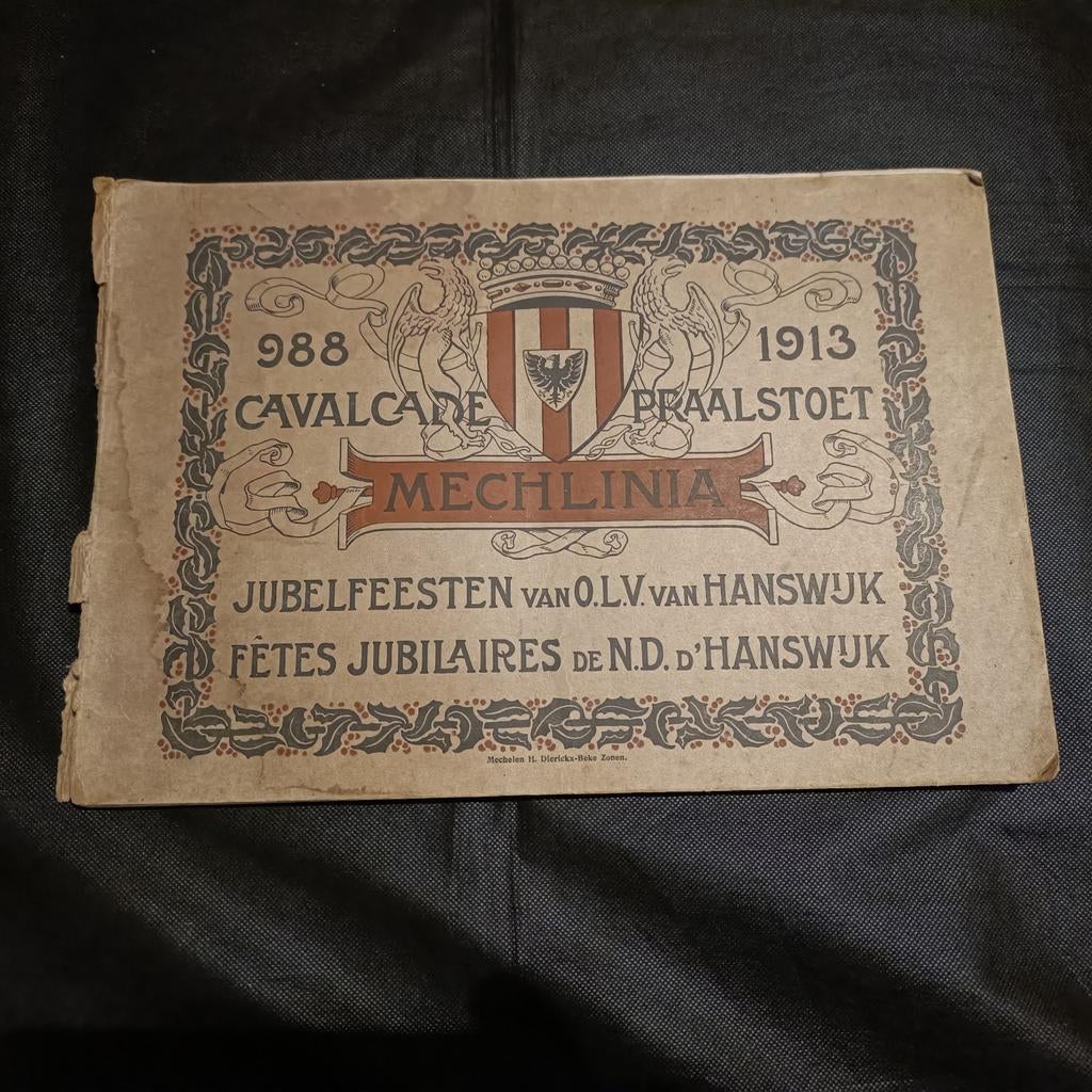 Cavalcade 1913 Parade Malines Malines dirigée par Hanswijk, Enlèvement ou Envoi