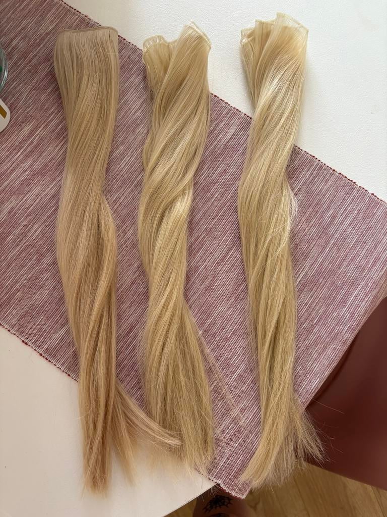 Extensions 50cm wefts, Ophalen, Zo goed als nieuw