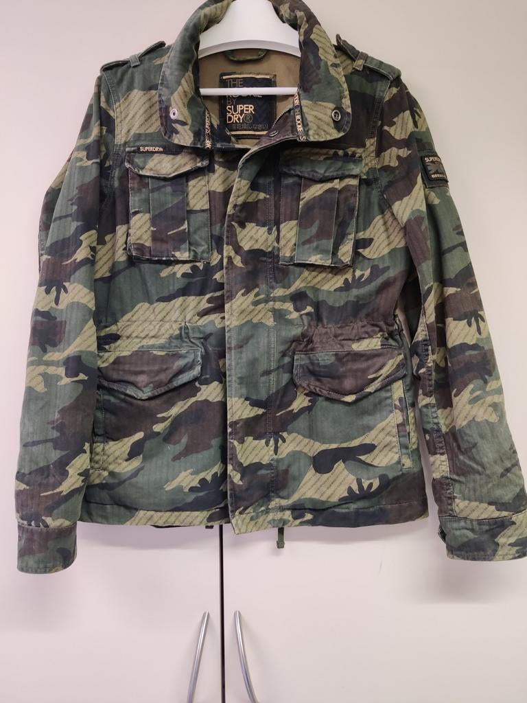 Hippe jas Superdry, Kleding | Dames, Jassen | Winter, Overige kleuren, Superdry, Ophalen of Verzenden, Zo goed als nieuw