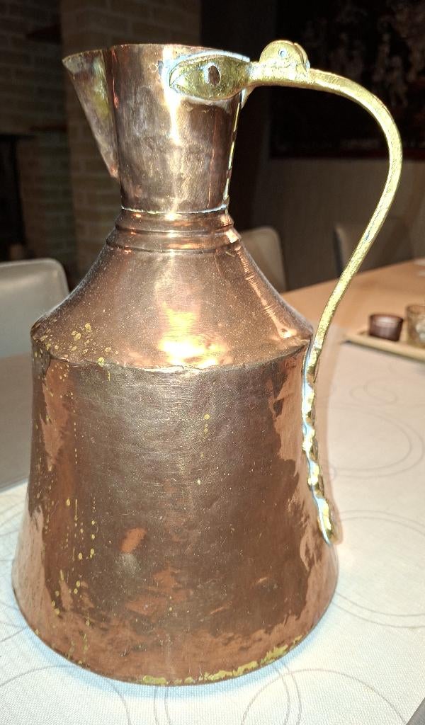 koperen kan, Antiek en Kunst, Ophalen of Verzenden, Koper