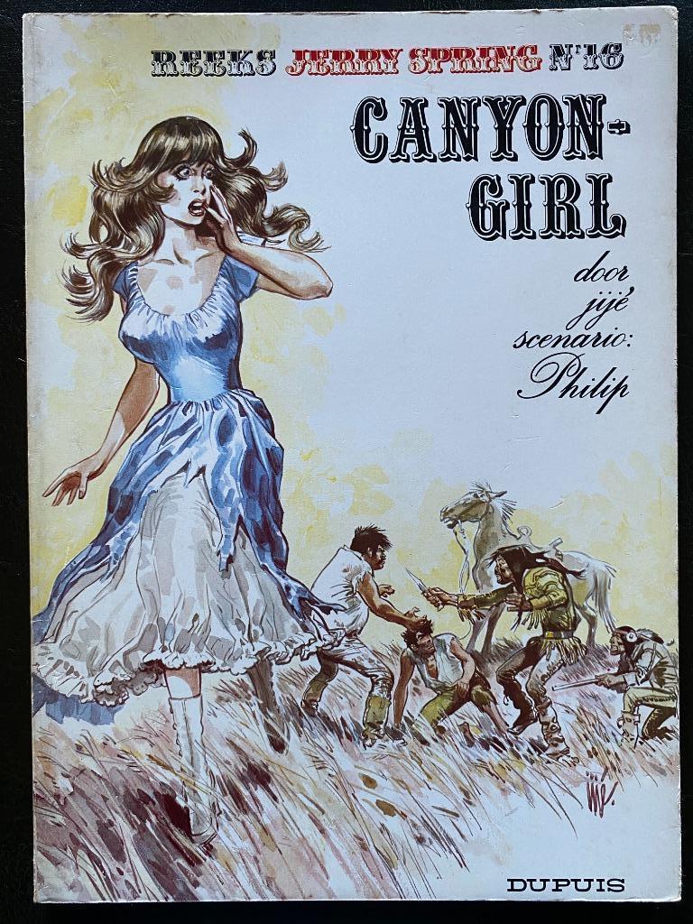 JERRY SPRING -  Canyon girl, Gelezen, Eén stripboek, Jije, Ophalen of Verzenden